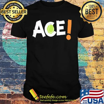 Official tennis ball ace shirt