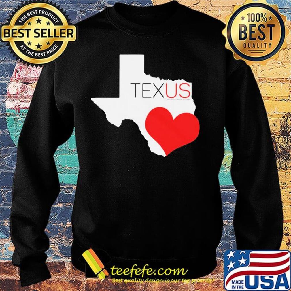 Official Texas heart map s Sweater Official Texas heart map s Sweater