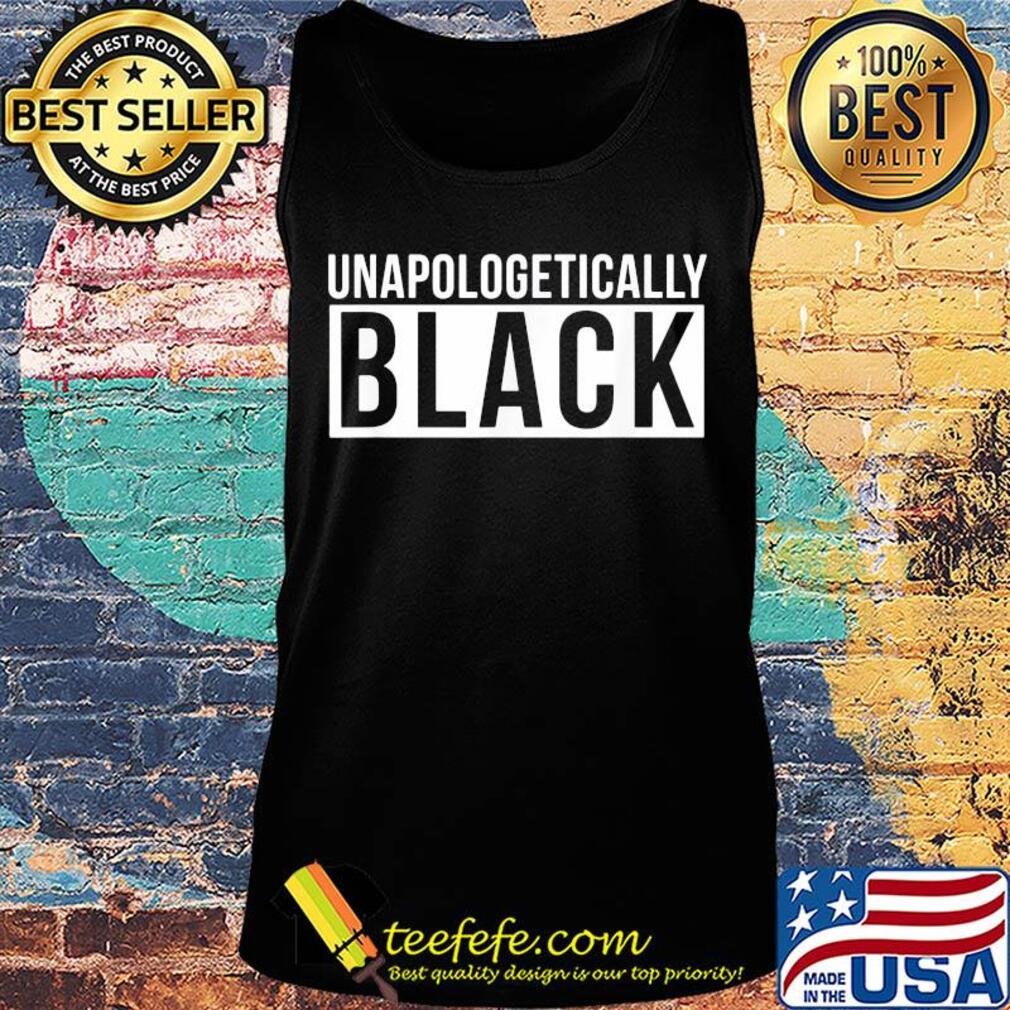 Official unapologetically black line s Tank top Official unapologetically black line s Tank top