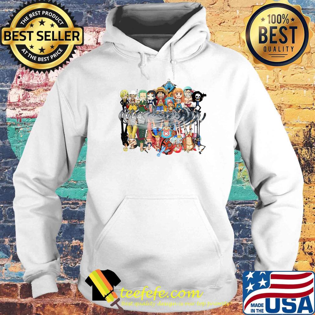 One piece cartoon chibi characters water reflection s Hoodie One piece cartoon chibi characters water reflection s Hoodie