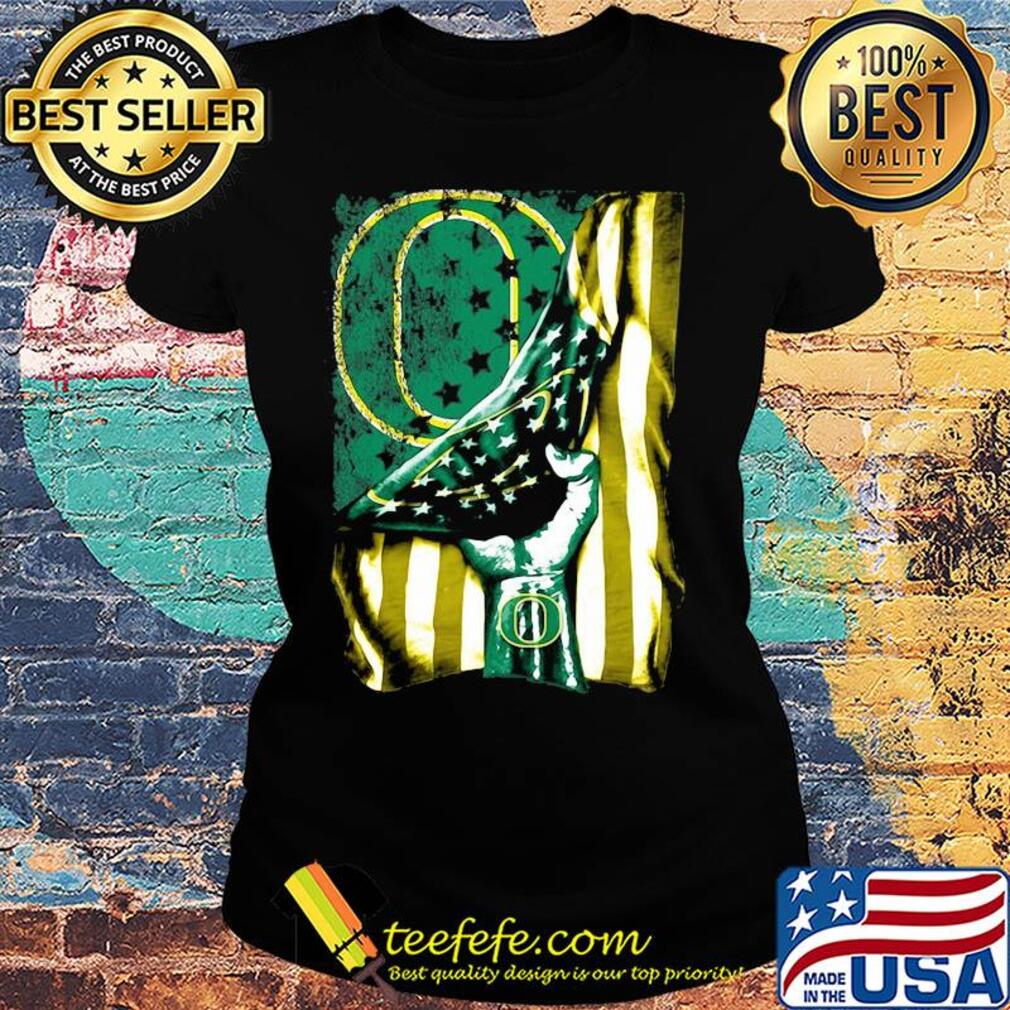 Oregon ducks american flag independence day s Ladies tee Oregon ducks american flag independence day s Ladies tee