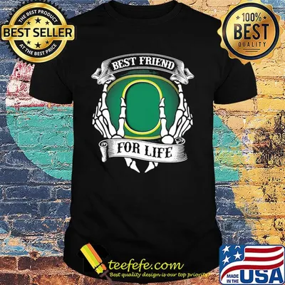 Oregon ducks best friend for life skeleton shirt