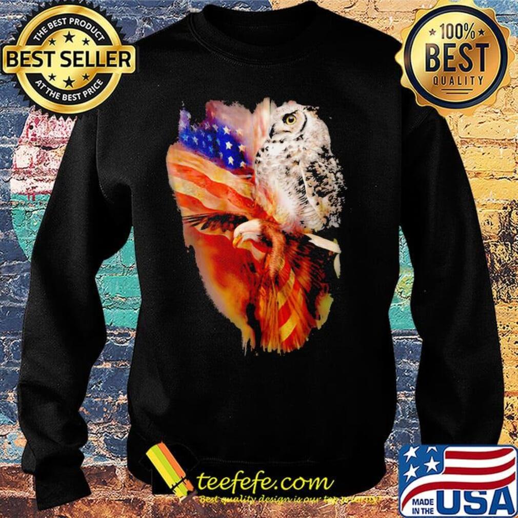 Owl American Wings Independence Day Shirt Sweater Owl American Wings Independence Day Shirt Sweater