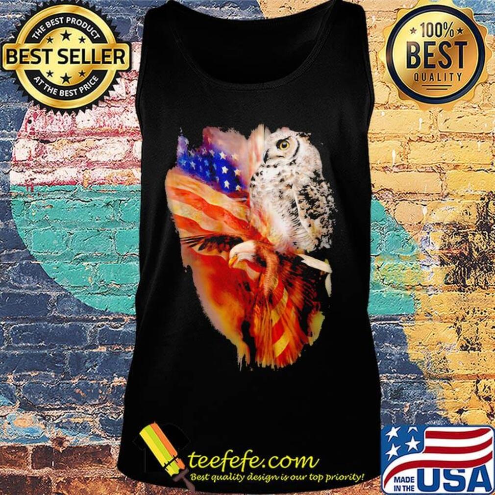 Owl American Wings Independence Day Shirt Tank top Owl American Wings Independence Day Shirt Tank top
