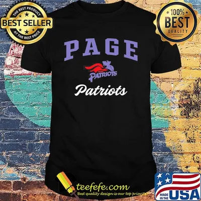 Page high school patriots shirt