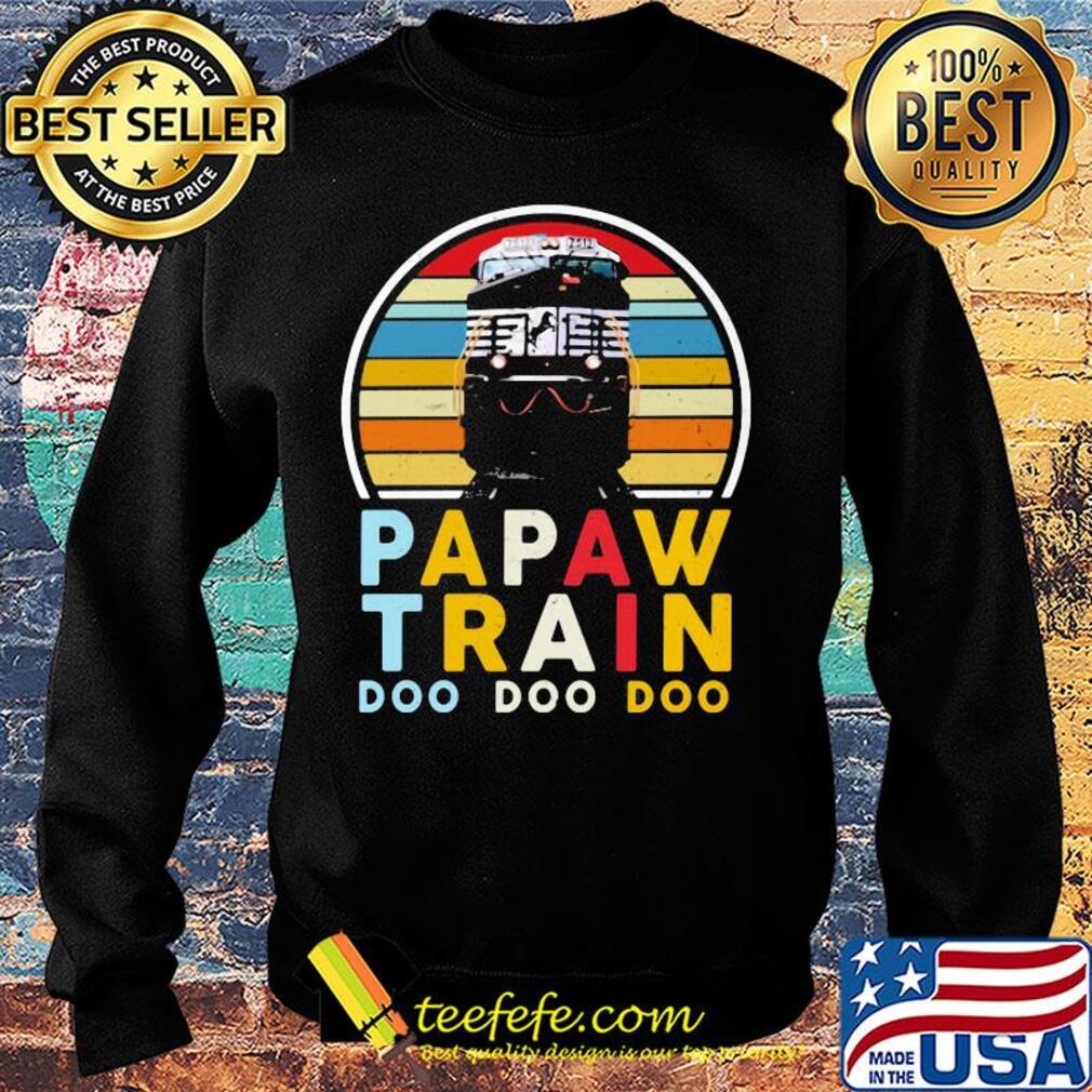 Papaw train doo doo doo vintage retro s Sweater Papaw train doo doo doo vintage retro s Sweater