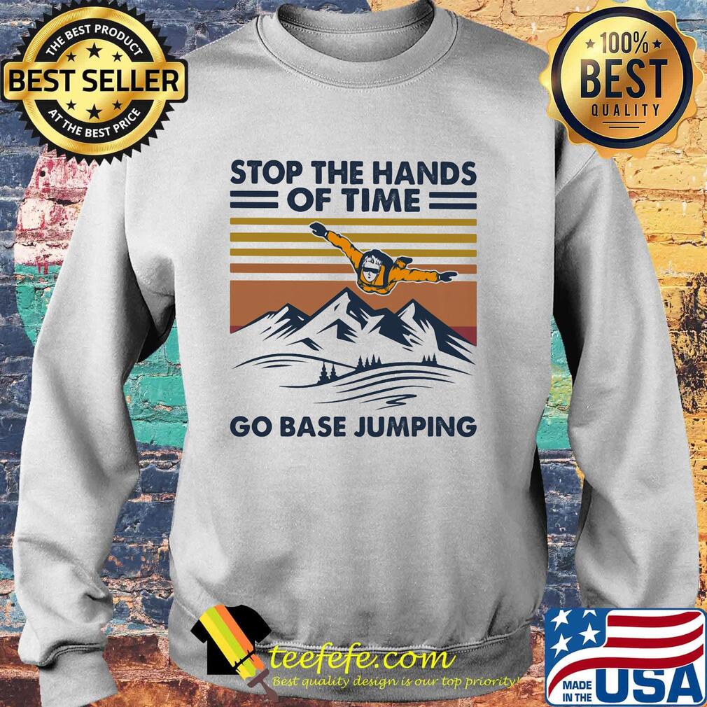 Parachute stop the hands of time go base jumping vintage retro s Sweater Parachute stop the hands of time go base jumping vintage retro s Sweater
