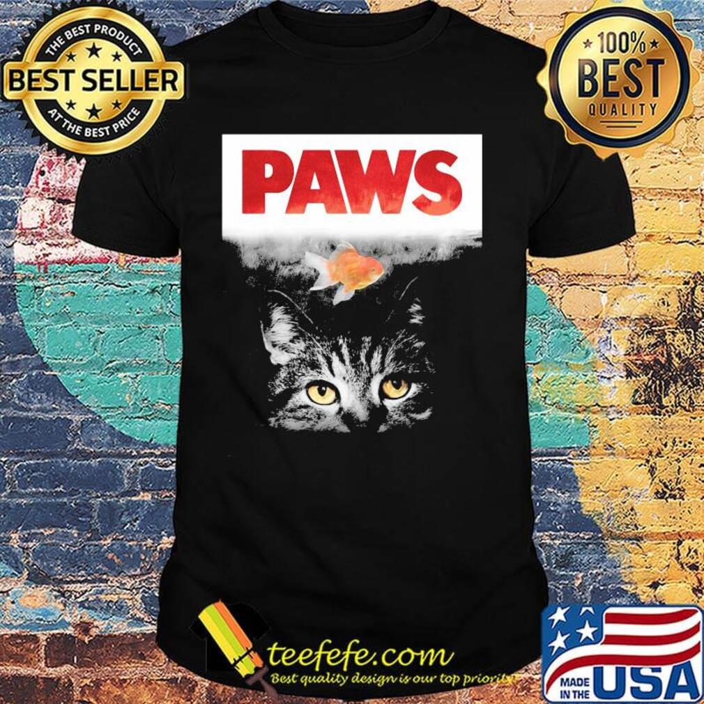Paws Cat and fish shirt Paws Cat and fish shirt