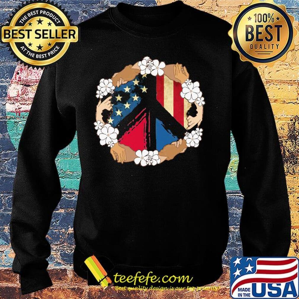 Peace juneteenth freedom day american flag independence day flowers s Sweater Peace juneteenth freedom day american flag independence day flowers s Sweater