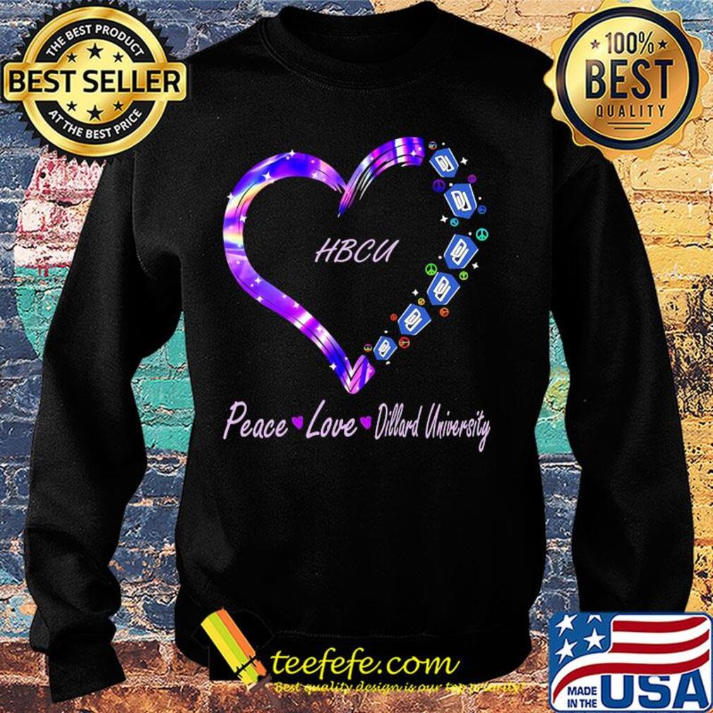 Peace love dillard university hbcu heart s Sweater Peace love dillard university hbcu heart s Sweater