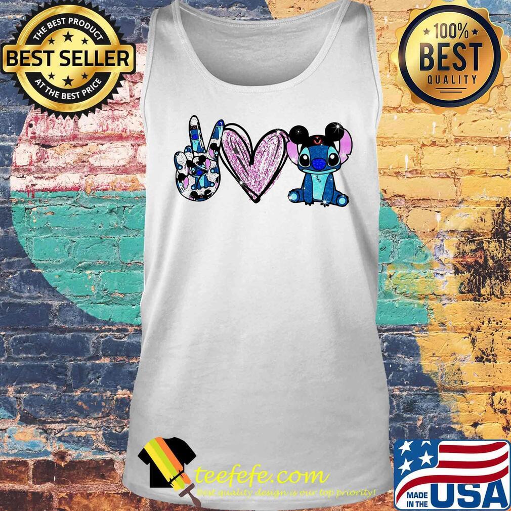 Peace love grateful stitch mouse s Tank top Peace love grateful stitch mouse s Tank top
