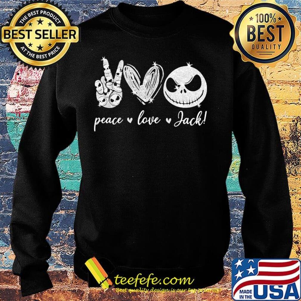 Peace love jack skellington diamond s Sweater Peace love jack skellington diamond s Sweater