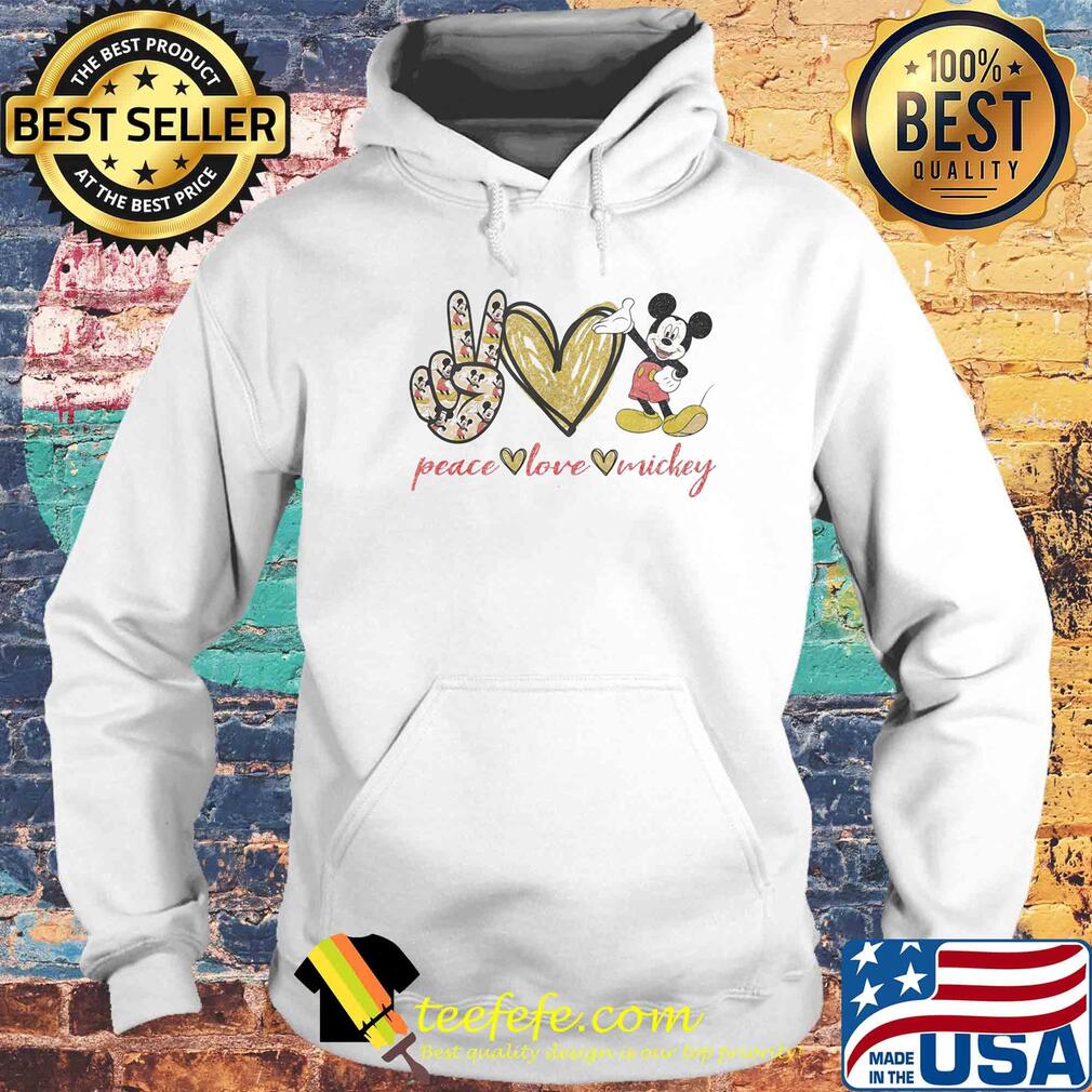 Peace love mickey mouse s Hoodie Peace love mickey mouse s Hoodie
