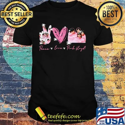 Peace love pink floyd diamond shirt