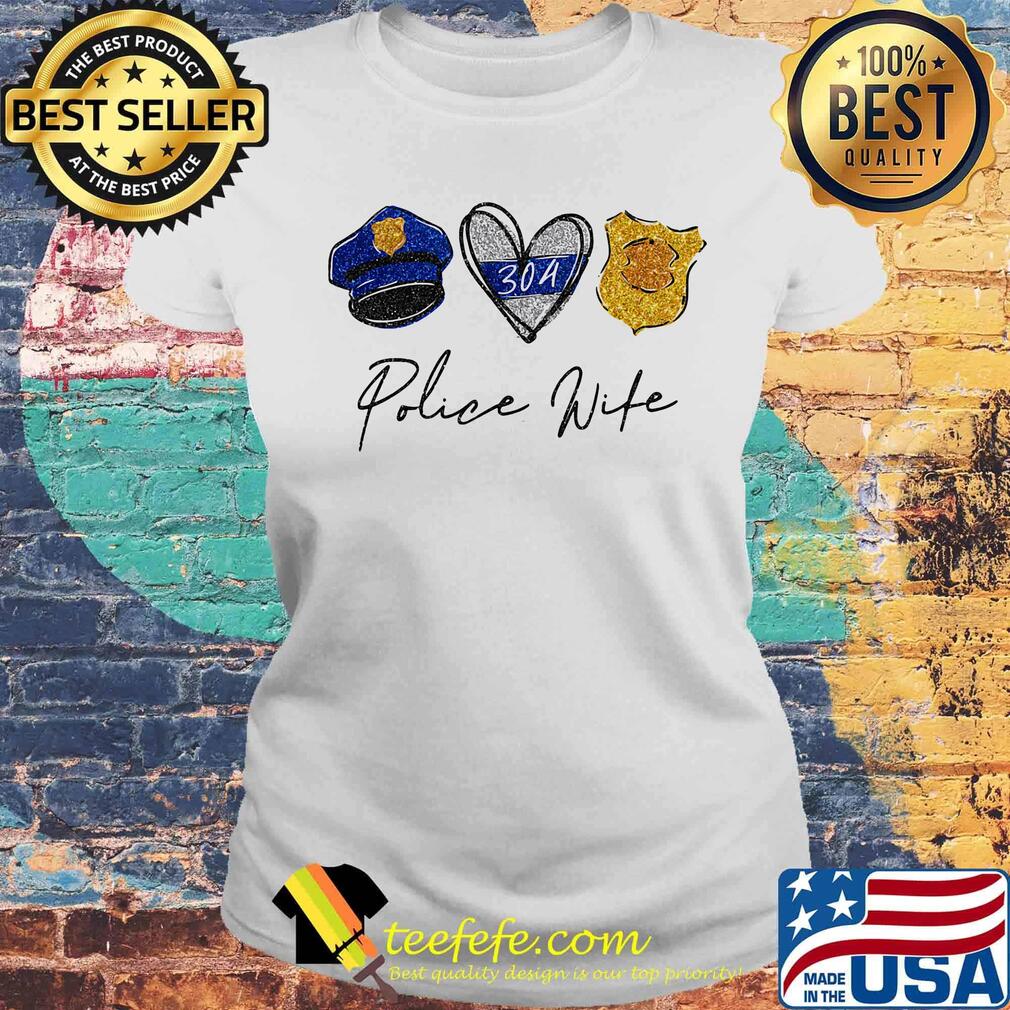 Peace love police wife s Laides tee Peace love police wife s Laides tee
