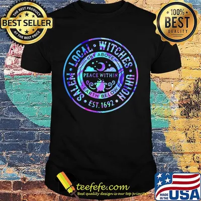 Peace within salem local witches union est 1692 shirt