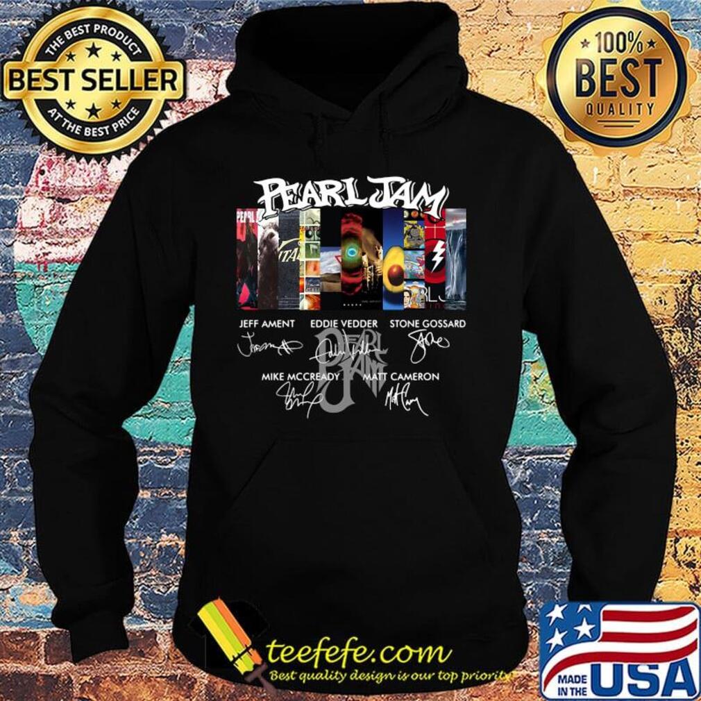 Pearl jam band members signatures logo s Hoodie Pearl jam band members signatures logo s Hoodie