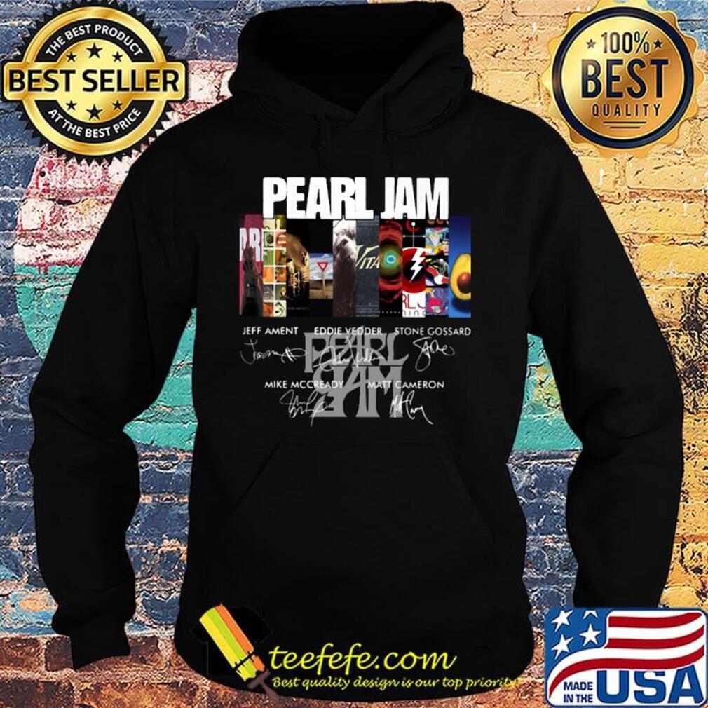 Pearl jam band members signatures s Hoodie Pearl jam band members signatures s Hoodie