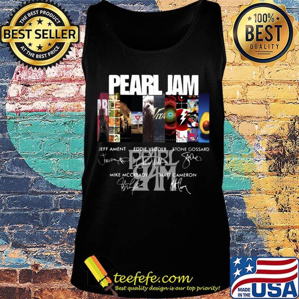 Pearl jam band members signatures s Tank top Pearl jam band members signatures s Tank top