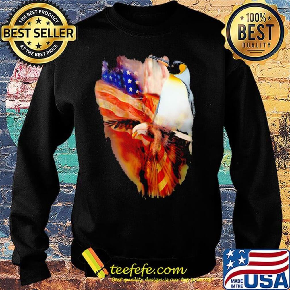 Penguin American Wings Mask Independence Day Shirt Sweater Penguin American Wings Mask Independence Day Shirt Sweater