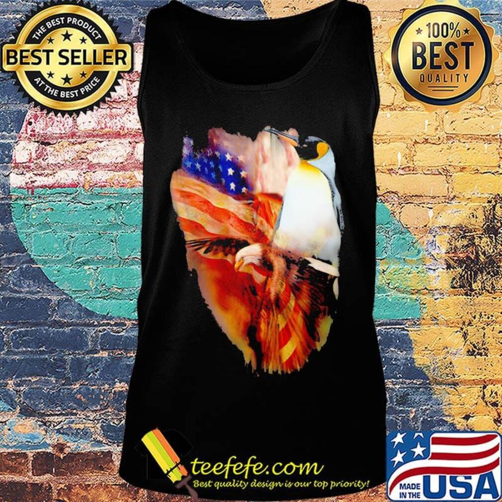 Penguin American Wings Mask Independence Day Shirt Tank top Penguin American Wings Mask Independence Day Shirt Tank top