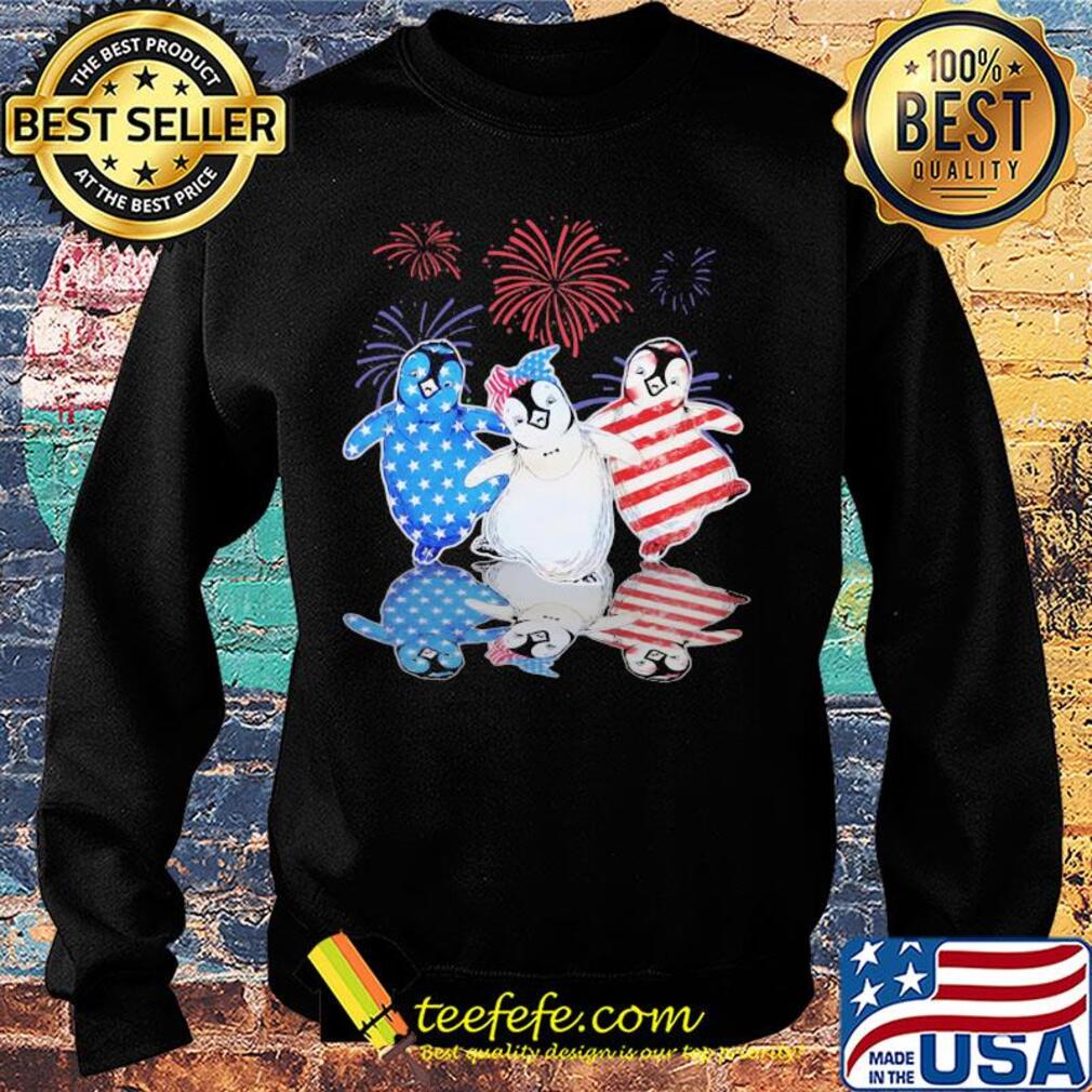Penguins firework american flag independence day s Sweater Penguins firework american flag independence day s Sweater