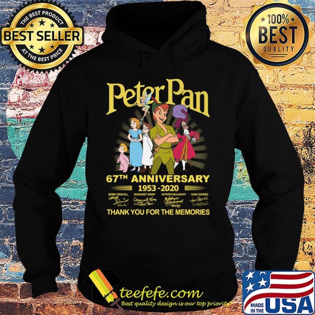 Peter pan movie 67th anniversary 1953 2020 thank you for the memories signatures s Hoodie Peter pan movie 67th anniversary 1953 2020 thank you for the memories signatures s Hoodie