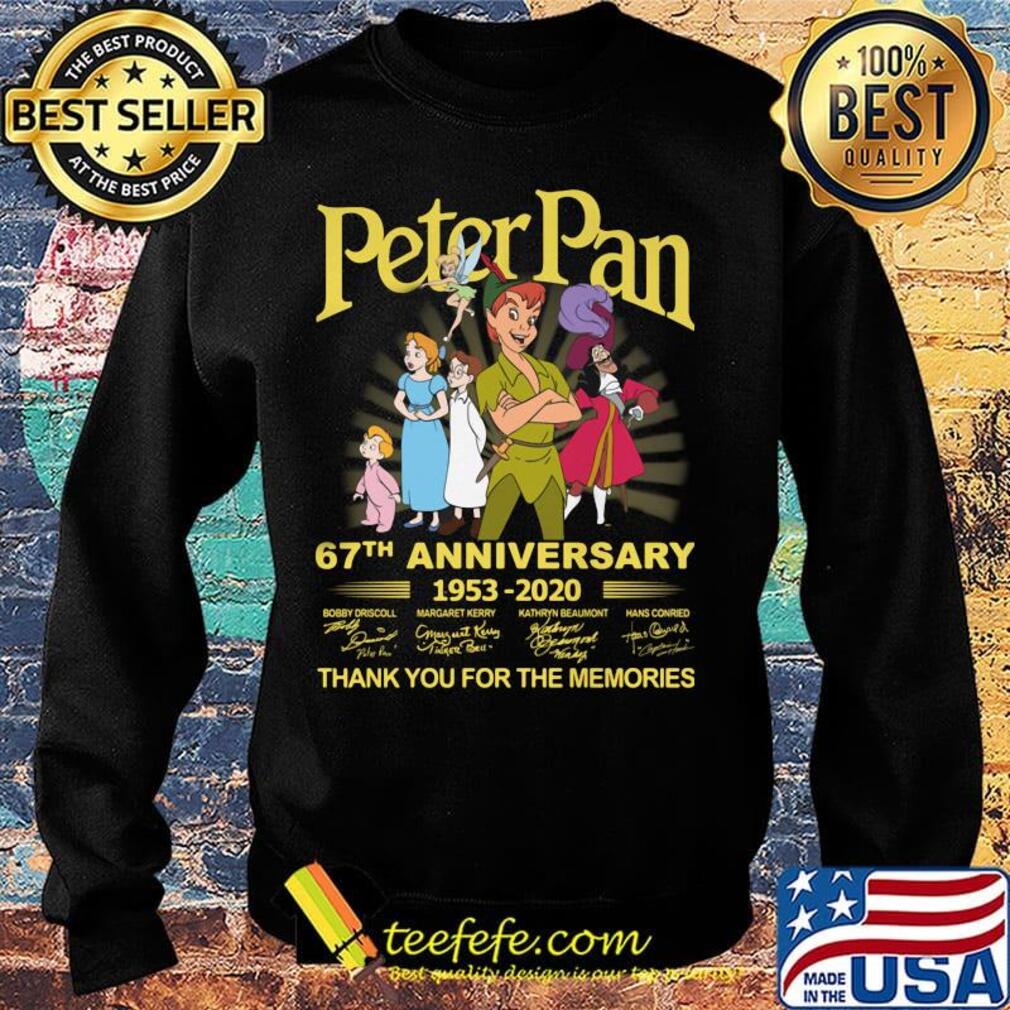 Peter pan movie 67th anniversary 1953 2020 thank you for the memories signatures s Sweater Peter pan movie 67th anniversary 1953 2020 thank you for the memories signatures s Sweater