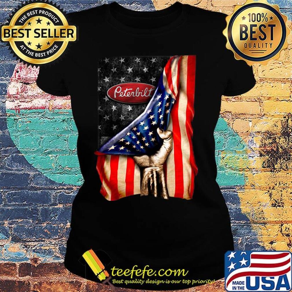 Peterbilt american flag independence day s Ladies tee Peterbilt american flag independence day s Ladies tee