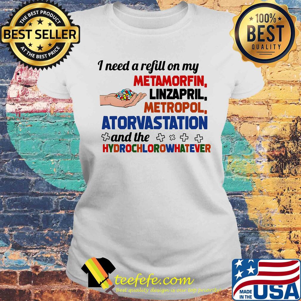 Pharmacist i need a refill on my metformin linzapril metropol atorvastatin and the hydrochloro whatever s Laides tee Pharmacist i need a refill on my metformin linzapril metropol atorvastatin and the hydrochloro whatever s Laides tee