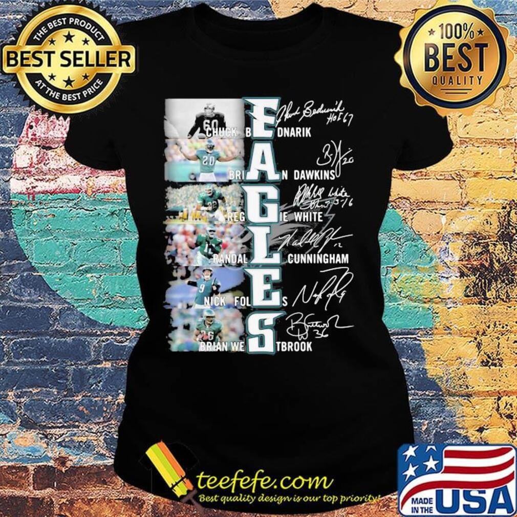 Philadelphia eagles football team players signatures s Ladies tee Philadelphia eagles football team players signatures s Ladies tee