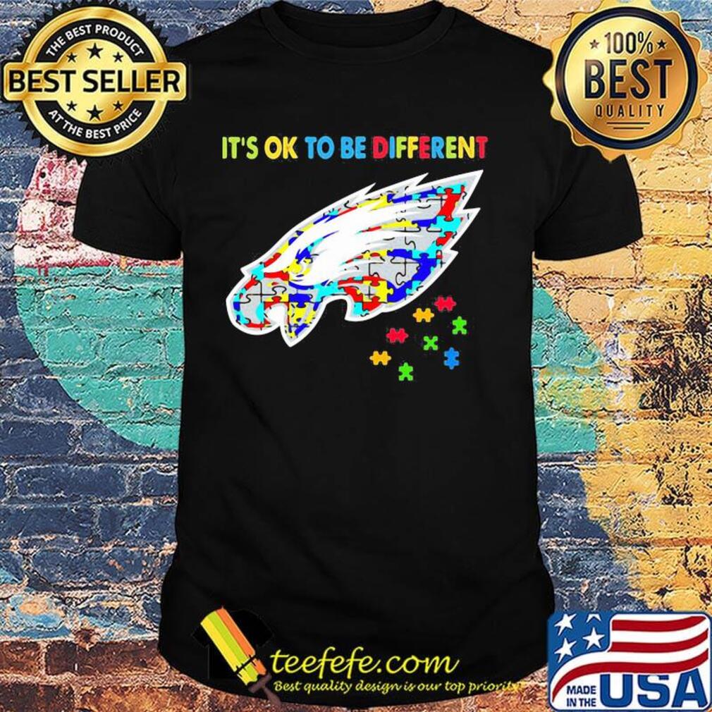 Philadelphia eagles it's ok to be different autism awareness shirt Philadelphia eagles it's ok to be different autism awareness shirt