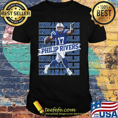 Philip rivers 17 indianapolis colts football shirt