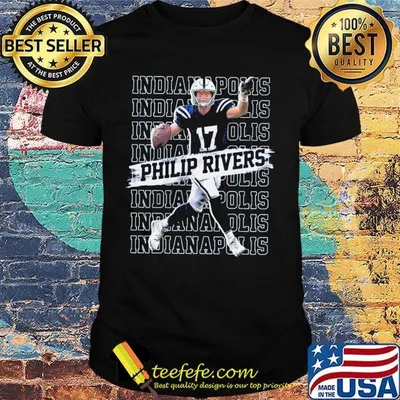 Philip rivers no. 17 indianapolis football shirt