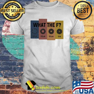 Photographer what the f vintage retro shirt