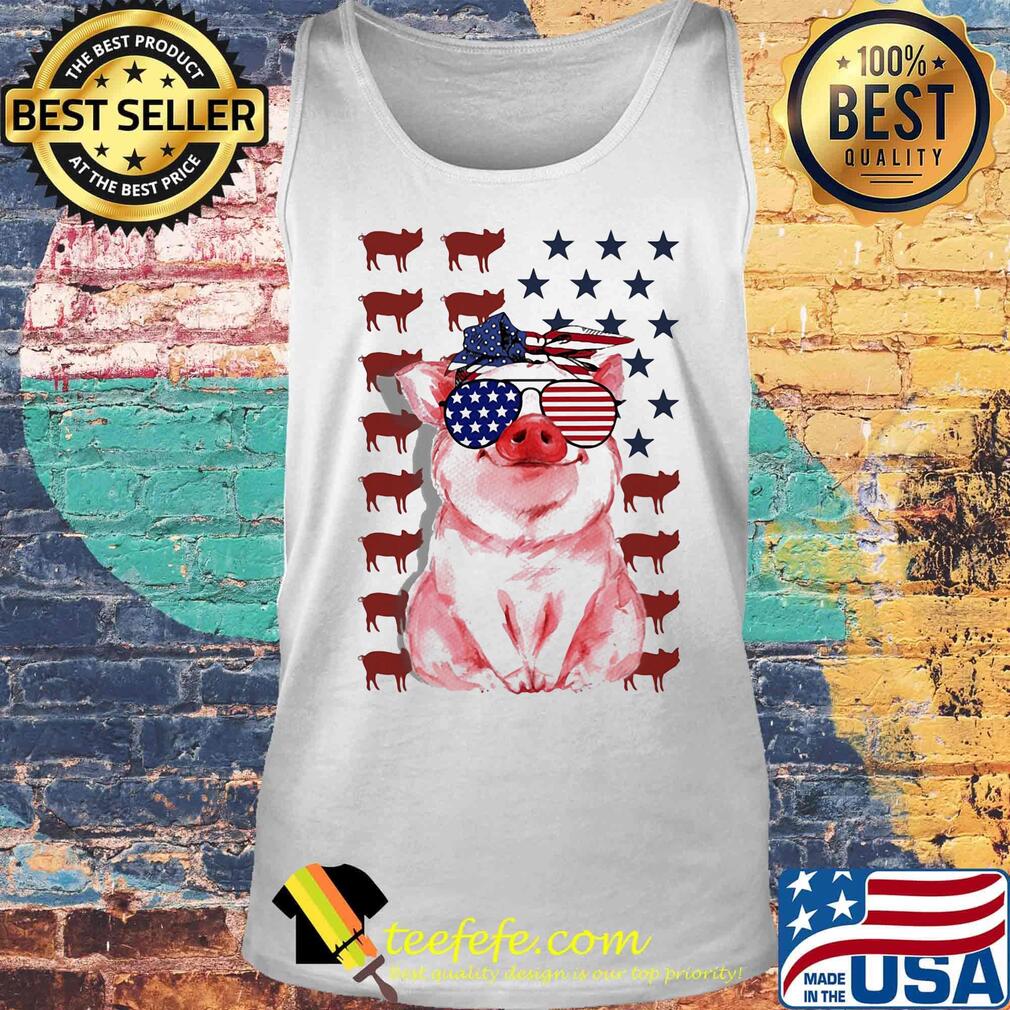 Pig American flag veteran Independence day s Tank top Pig American flag veteran Independence day s Tank top