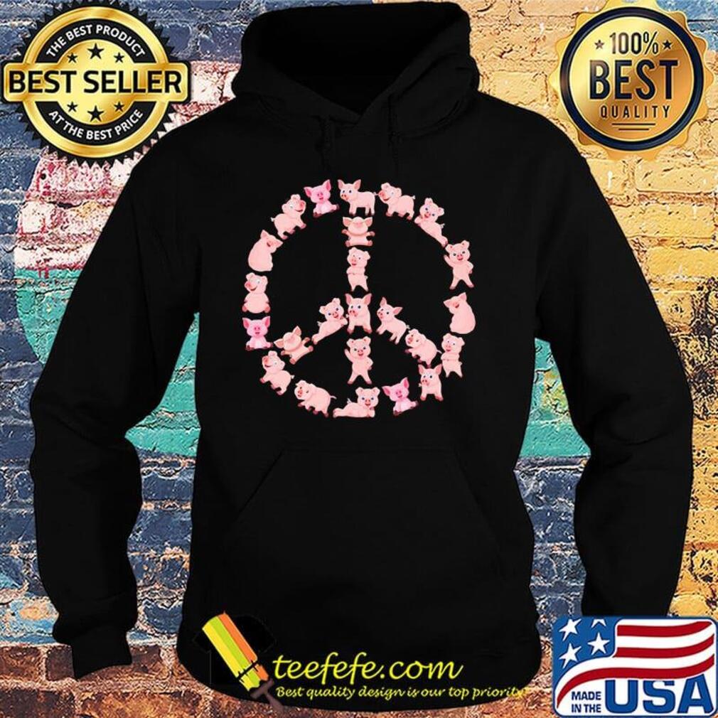 Pig Peace Sign Circle Funny Lover Shirt Hoodie Pig Peace Sign Circle Funny Lover Shirt Hoodie