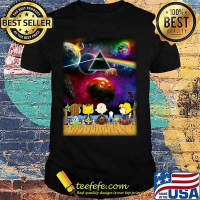Pink floyd snoopy and friends shirt