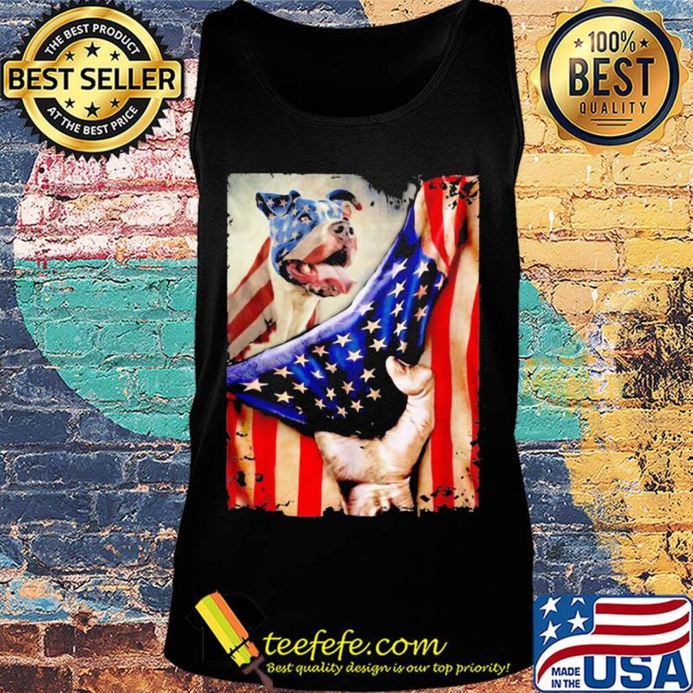 Pitbull dog american flag independence day s Tank top Pitbull dog american flag independence day s Tank top