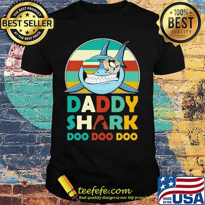 Pittsburgh penguins daddy shark doo doo doo vintage shirt