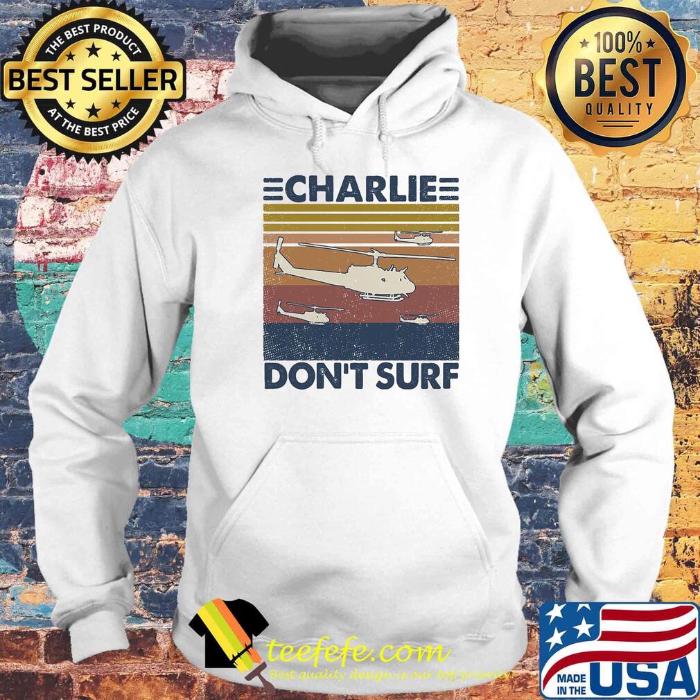 Plane charlie don't surf vintage retro s Hoodie Plane charlie don't surf vintage retro s Hoodie