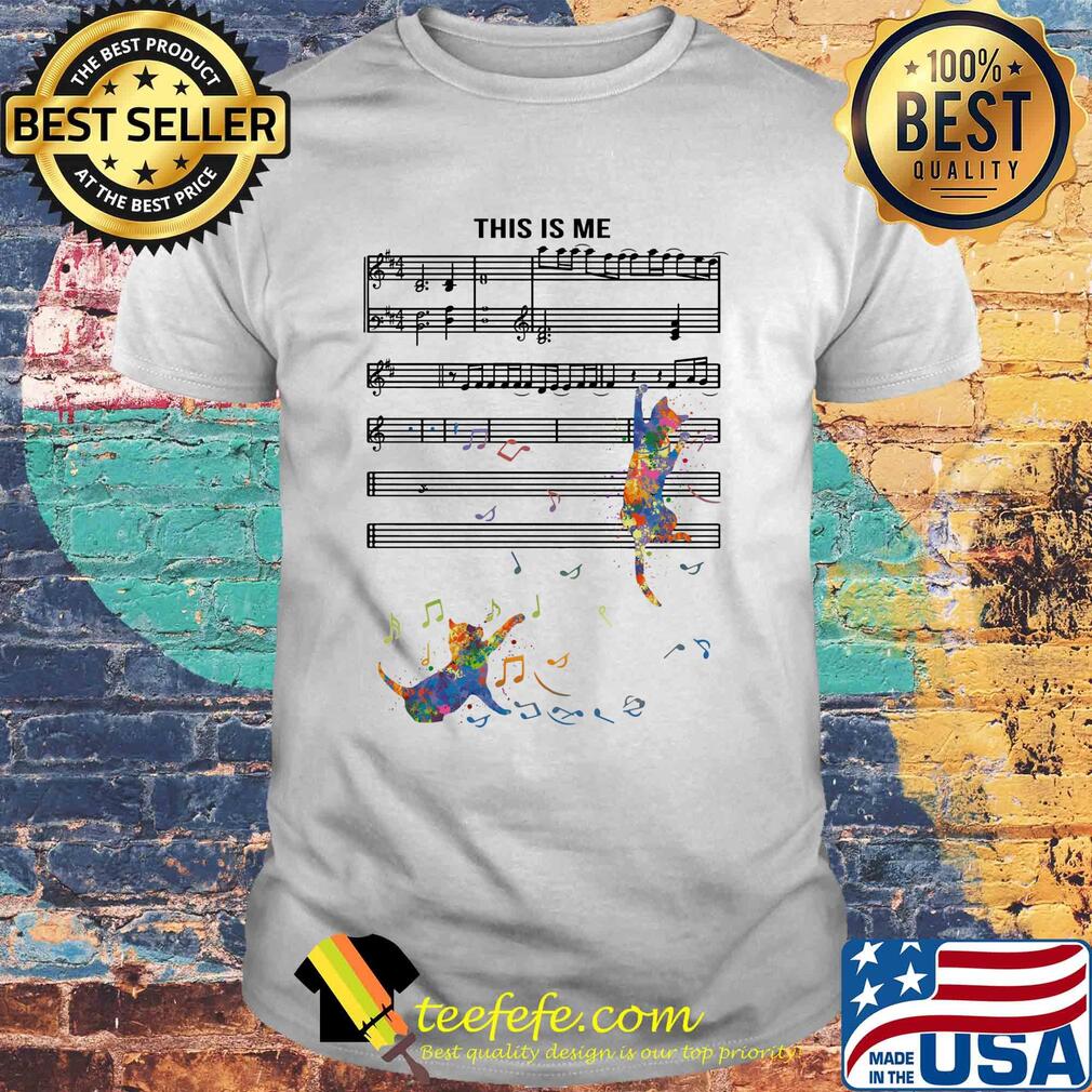 Playful color cats this is me pride cat colors shirt