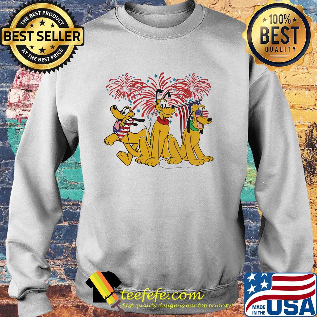 Pluto dog firework american flag independence day s Sweater Pluto dog firework american flag independence day s Sweater