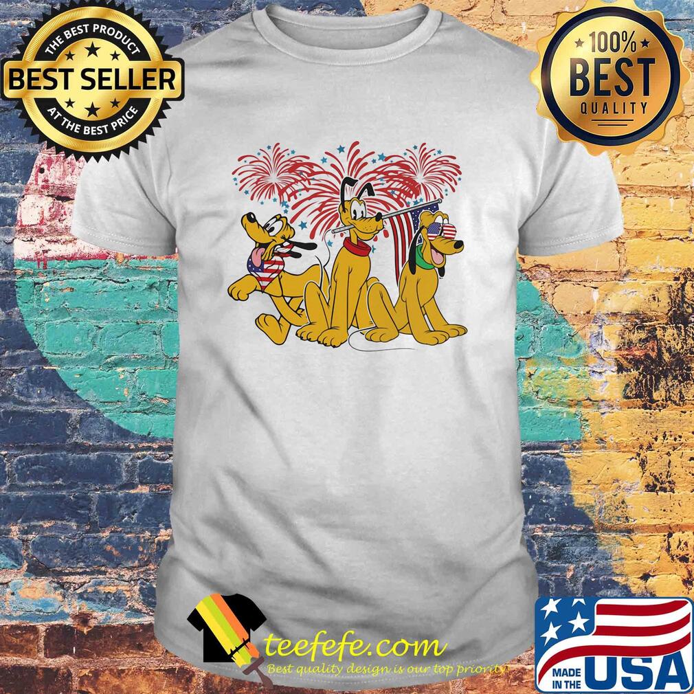 Pluto dog firework american flag independence day shirt Pluto dog firework american flag independence day shirt