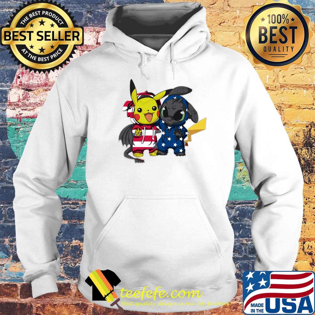 Pokemon and toothless america 4th of july independence day s Hoodie Pokemon and toothless america 4th of july independence day s Hoodie