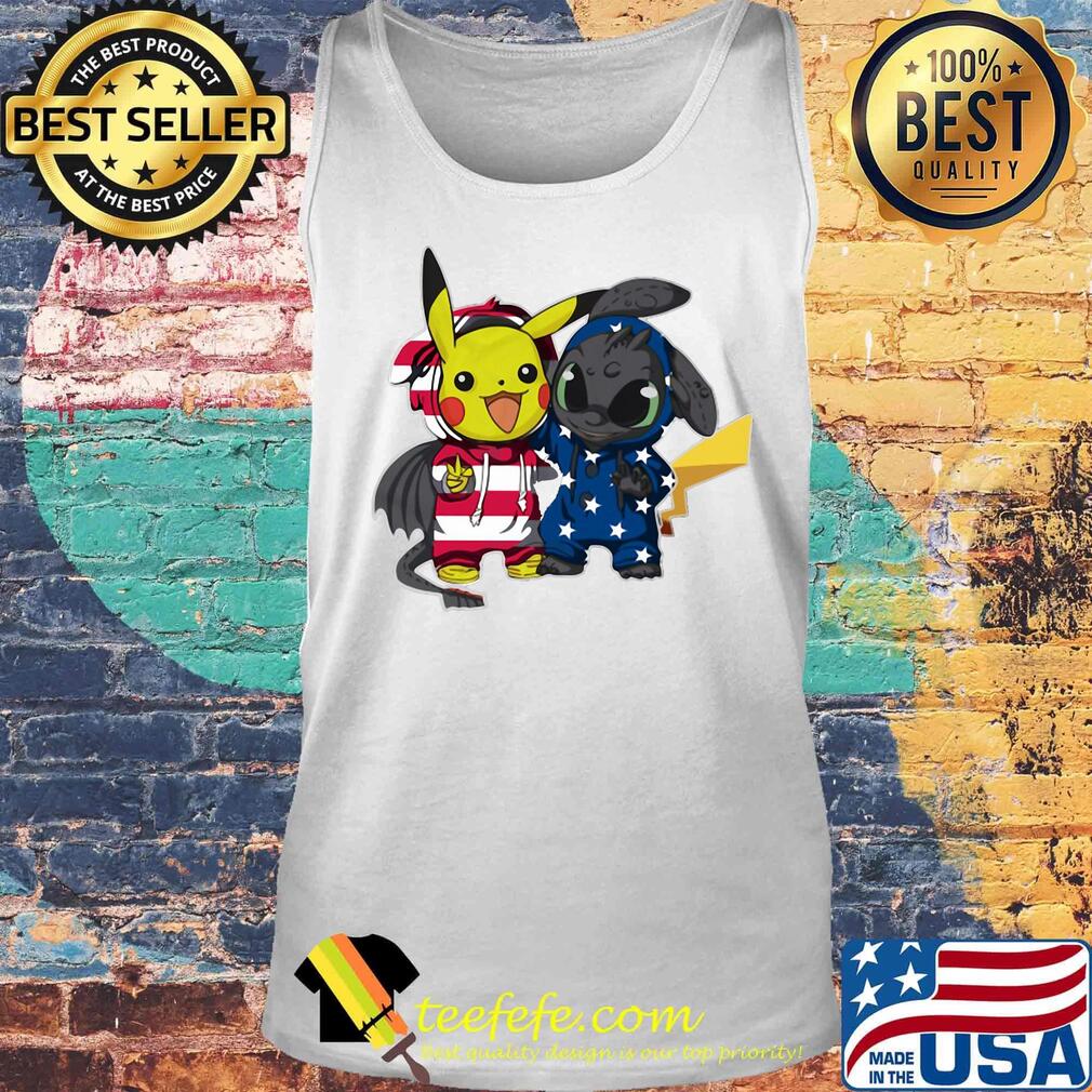 Pokemon and toothless america 4th of july independence day s Tank top Pokemon and toothless america 4th of july independence day s Tank top