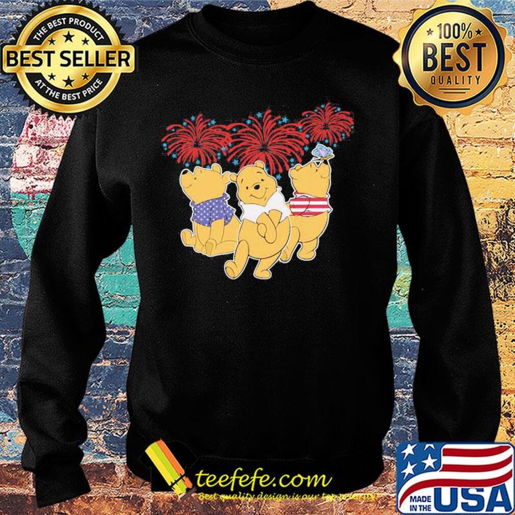 Pooh firework american flag independence day s Sweater Pooh firework american flag independence day s Sweater