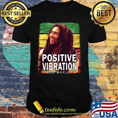 Positive vibration bob marley juneteenth black lives matter shirt