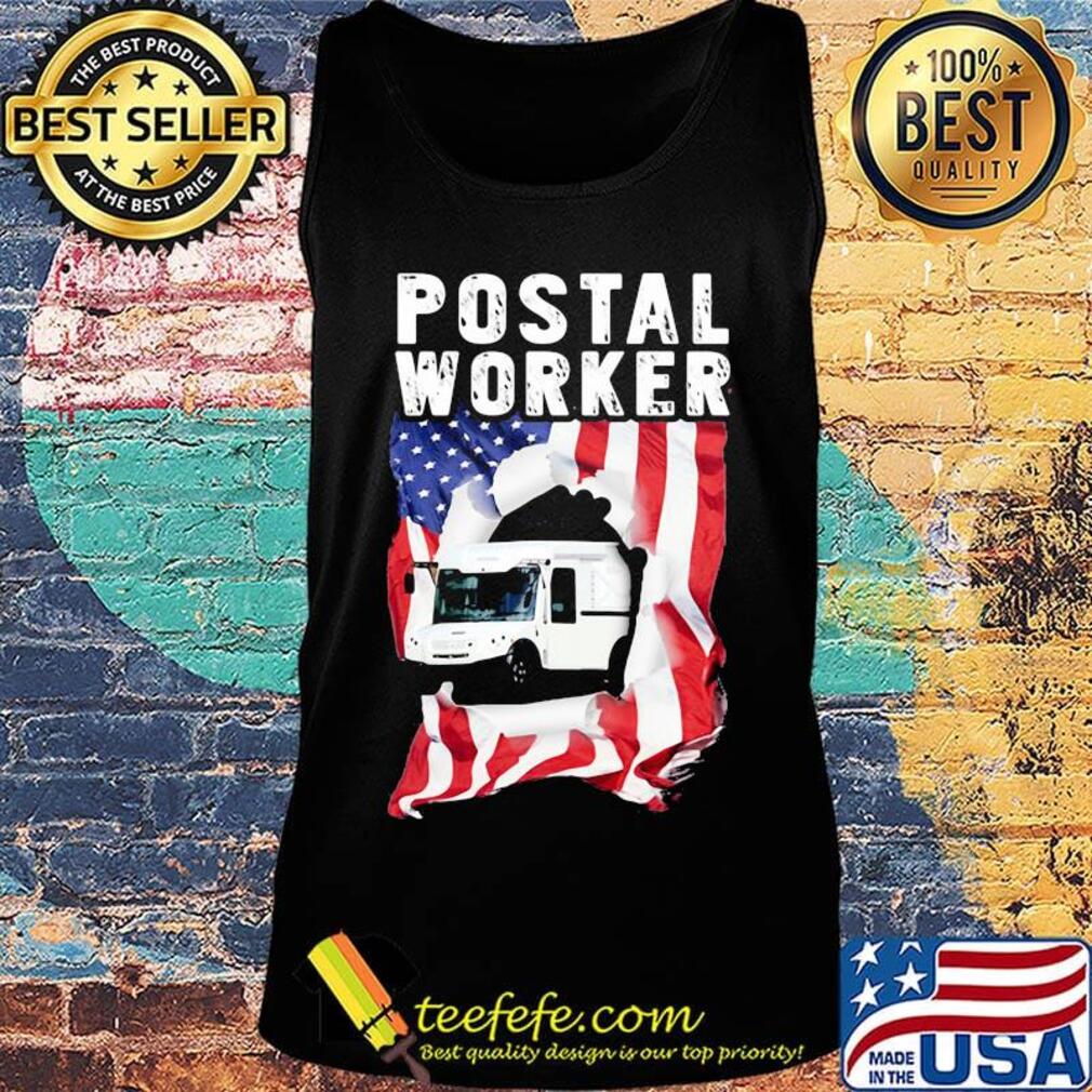 Postal worker american flag independence day s Tank top Postal worker american flag independence day s Tank top