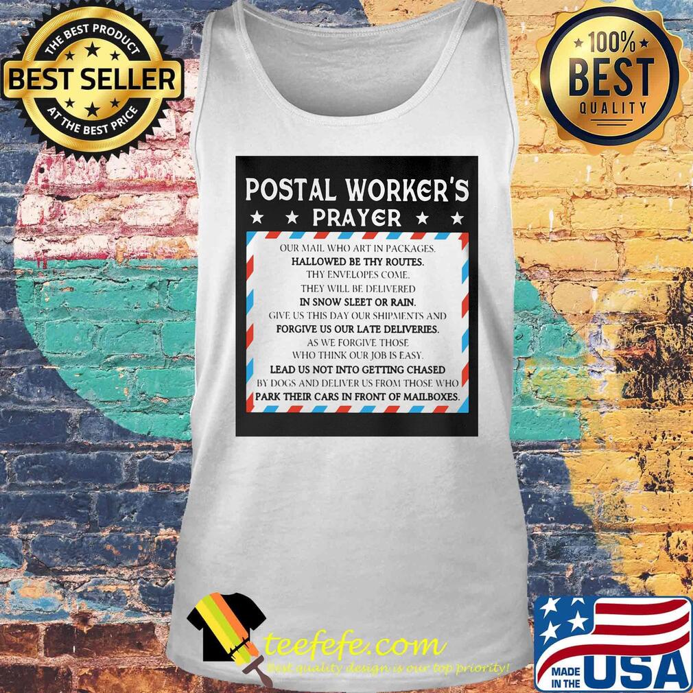 Postal worker's prayer hallowed be thy routes s Tank top Postal worker's prayer hallowed be thy routes s Tank top
